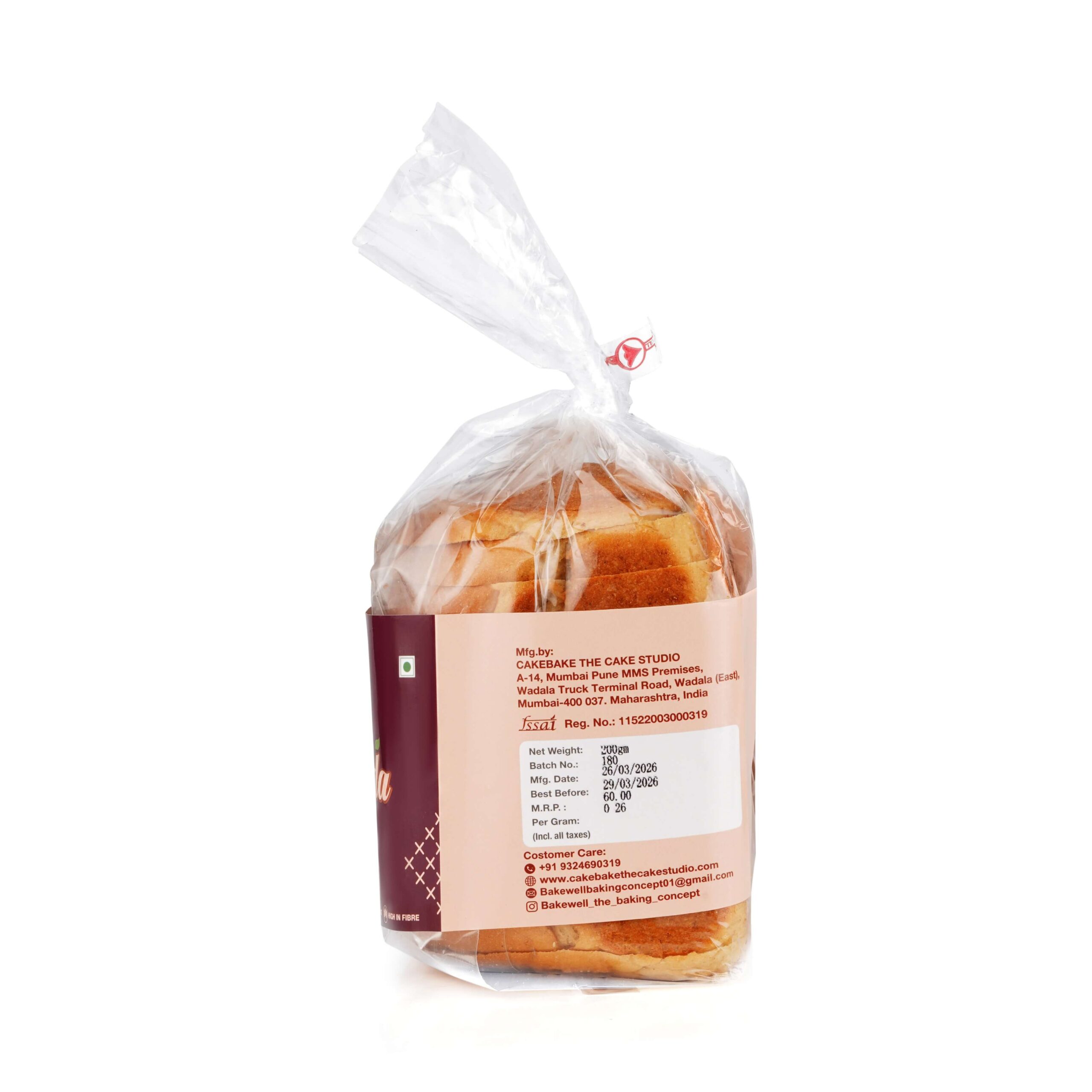 0% Maida Bread_2 0% Maida Bread | 200g - Image 3