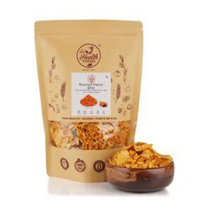 Home roasted papad bhel 1